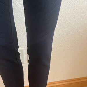 Laurel Navy Moto Pants Size 6